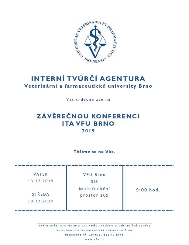 Pozvánka na konferenci ITA 2019