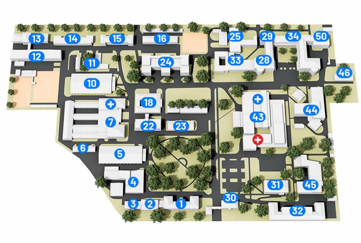 Campus Map | VFU Brno